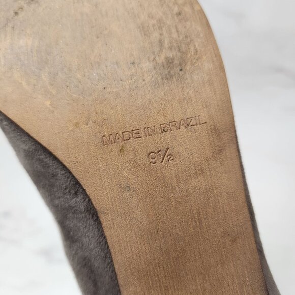 Madewell Nico Boots Grey Suede Ankle Booties Western Women's 9.5 - Picture 8 of 10